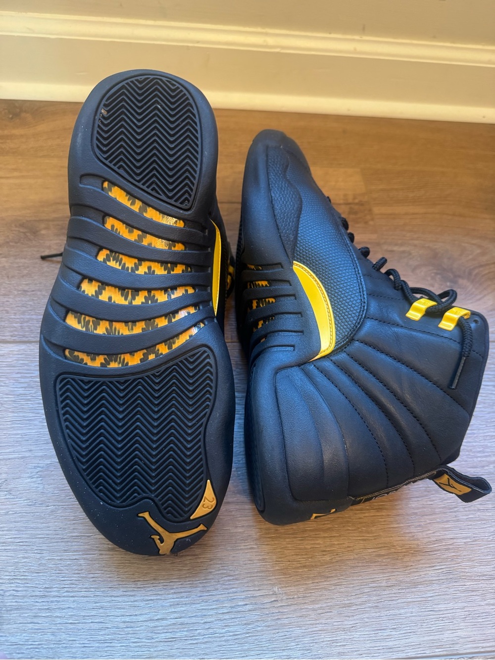 Nike Air Jordan 12 Retro "Black Taxi” 2022 Sneakers - Picture 8 of 9